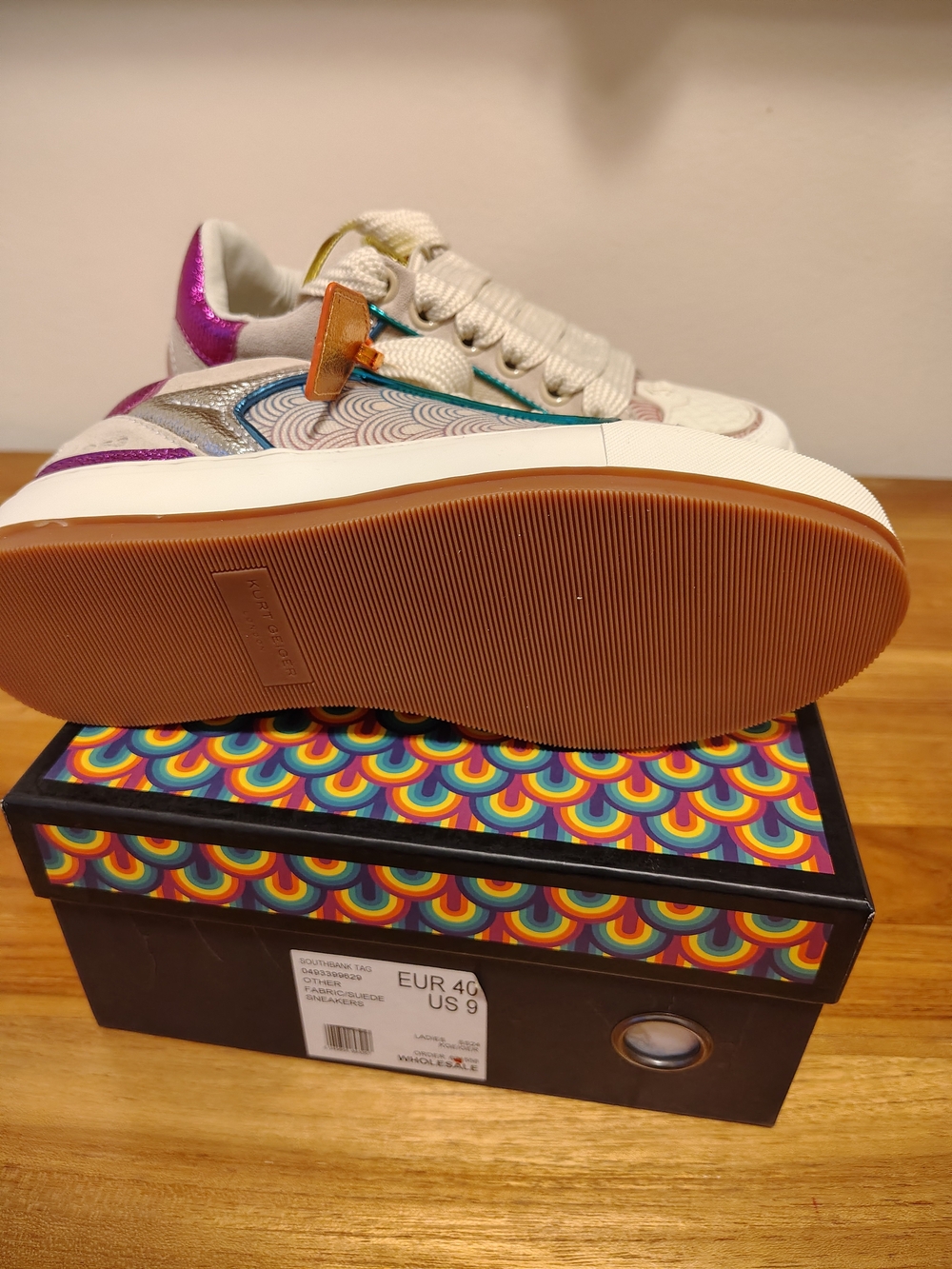 KURT GEIGER London Sneakers NWT 9US 40EUR - Picture 3 of 9
